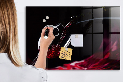 Popisovatelná magnetická tabule Kreativní místo pro vzpomínky a fotografie