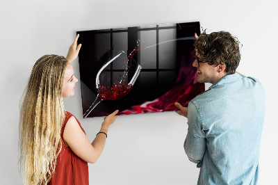 Popisovatelná magnetická tabule Kreativní místo pro vzpomínky a fotografie