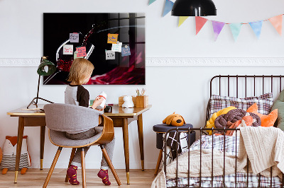 Popisovatelná magnetická tabule Kreativní místo pro vzpomínky a fotografie