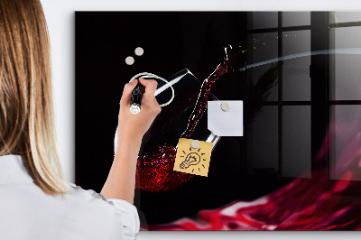 Popisovatelná magnetická tabule Kreativní místo pro vzpomínky a fotografie