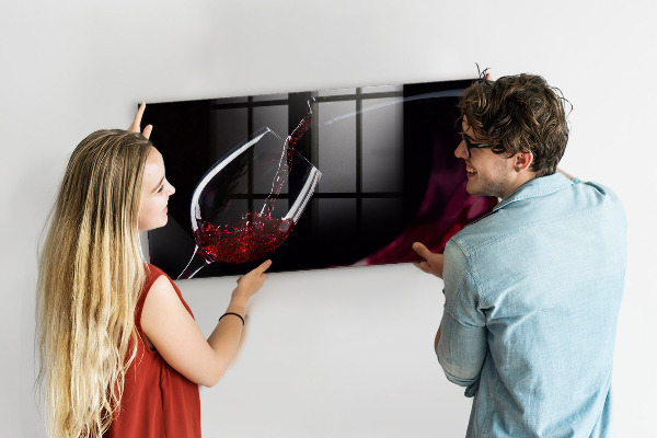 Popisovatelná magnetická tabule Kreativní místo pro vzpomínky a fotografie