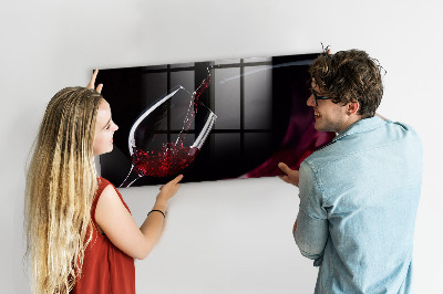 Popisovatelná magnetická tabule Kreativní místo pro vzpomínky a fotografie