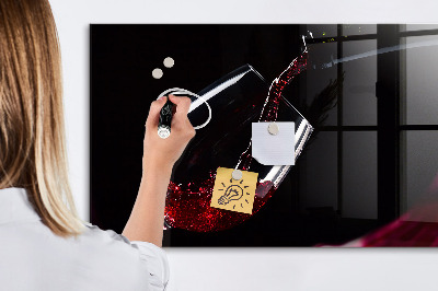 Popisovatelná magnetická tabule Kreativní místo pro vzpomínky a fotografie