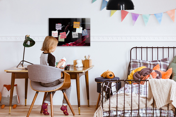 Popisovatelná magnetická tabule Kreativní místo pro vzpomínky a fotografie