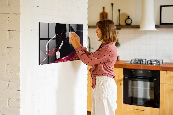 Popisovatelná magnetická tabule Kreativní místo pro vzpomínky a fotografie