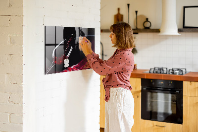Popisovatelná magnetická tabule Kreativní místo pro vzpomínky a fotografie