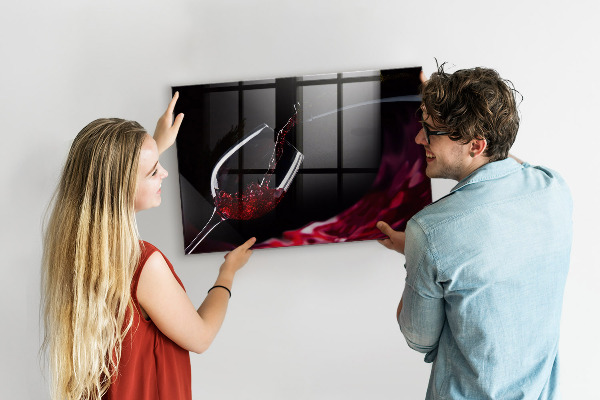 Popisovatelná magnetická tabule Kreativní místo pro vzpomínky a fotografie