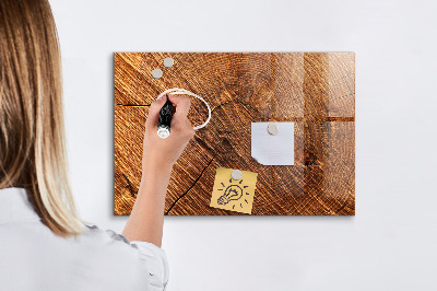 Popisovatelná magnetická tabule Organizér na fotografie na dřevěné desce