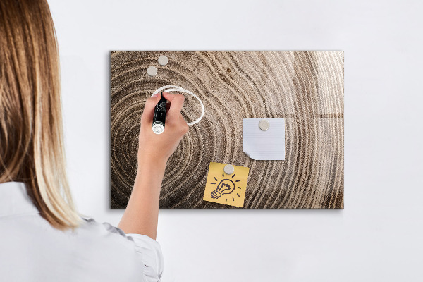 Magnetická psací tabule Nástěnka s magnety a fotografiemi