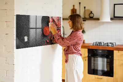 Popisovatelná magnetická tabule Útulné vzpomínky z kuchyně a přírody