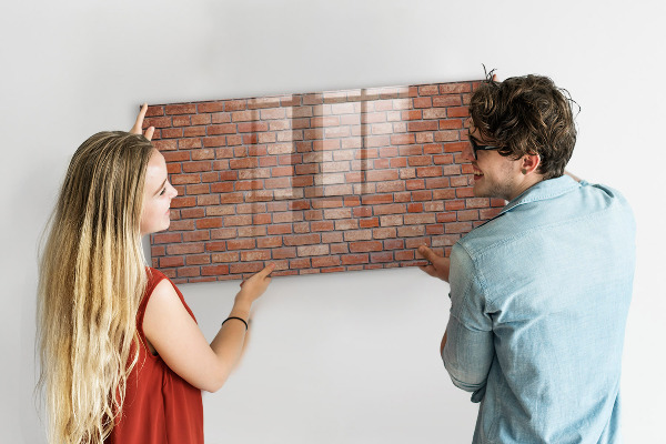 Popisovatelná magnetická tabule Nástěnka na cihlovou zeď