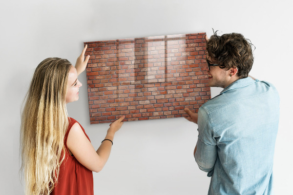 Popisovatelná magnetická tabule Nástěnka na cihlovou zeď