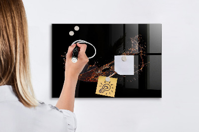 Magnetická psací tabule Kreativní nástěnka pro vystavení fotografií