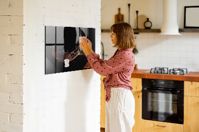 Magnetická psací tabule Kreativní nástěnka pro vystavení fotografií