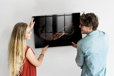 Magnetická psací tabule Kreativní nástěnka pro vystavení fotografií