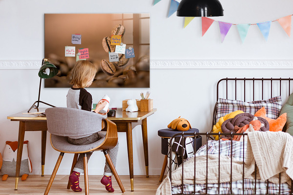 Popisovatelná magnetická tabule Kreativní prostor pro poznámky a fotografie