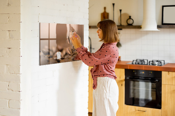 Popisovatelná magnetická tabule Kreativní prostor pro poznámky a fotografie