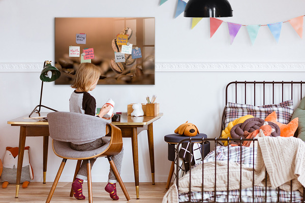 Popisovatelná magnetická tabule Kreativní prostor pro poznámky a fotografie