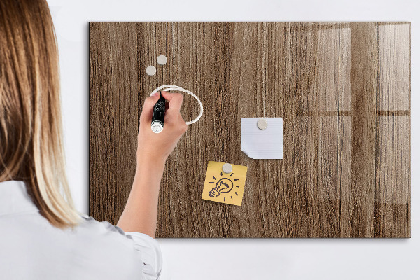 Magnetická psací tabule Nástěnka s poznámkami a fotografiemi