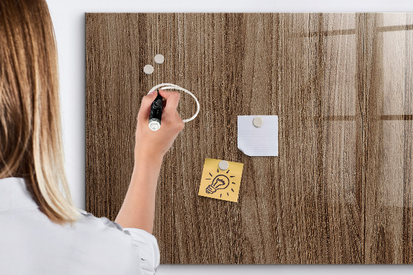 Magnetická psací tabule Nástěnka s poznámkami a fotografiemi