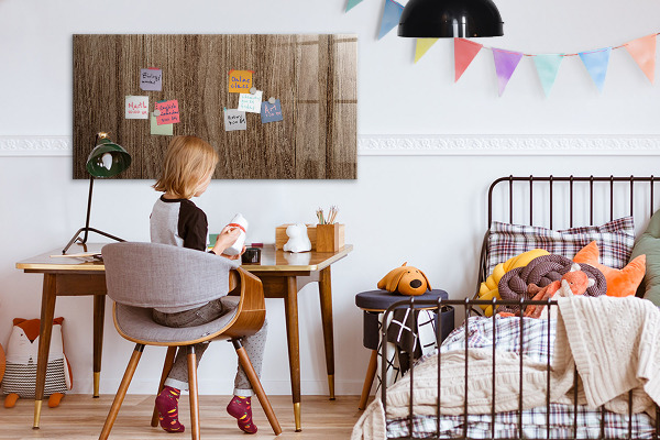 Magnetická psací tabule Nástěnka s poznámkami a fotografiemi