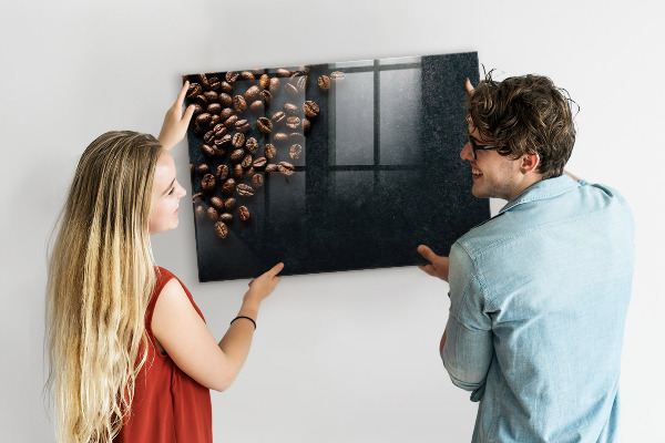 Magnetická psací tabule Káva a vzpomínky na jednom místě