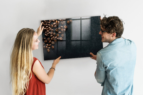 Magnetická psací tabule Káva a vzpomínky na jednom místě
