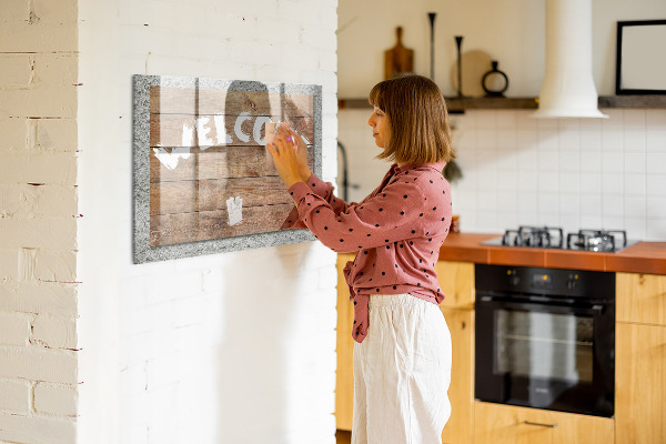 Magnetická psací tabule Uvítací tabule s prostorem pro fotografie