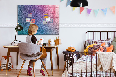 Magnetická psací tabule Barevná tabule na poznámky a fotografie