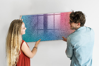 Magnetická psací tabule Barevná tabule na poznámky a fotografie