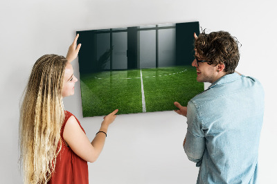 Popisovatelná magnetická tabule Nástěnka na zeleném pozadí