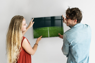 Popisovatelná magnetická tabule Nástěnka na zeleném pozadí