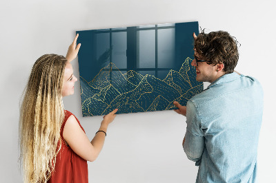Magnetická psací tabule Moderní tabule na poznámky a fotografie