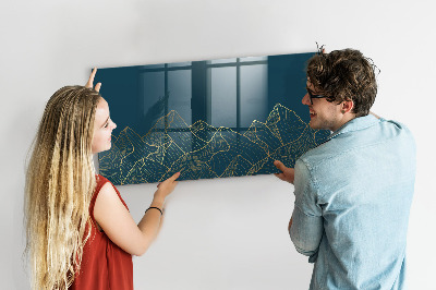 Magnetická psací tabule Moderní tabule na poznámky a fotografie