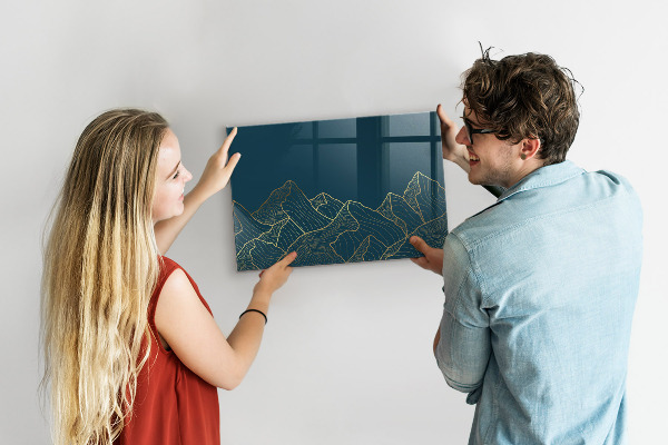Magnetická psací tabule Moderní tabule na poznámky a fotografie