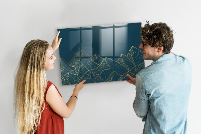 Magnetická psací tabule Moderní tabule na poznámky a fotografie