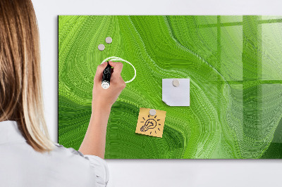 Popisovatelná magnetická tabule Zelená nástěnka s fotografiemi