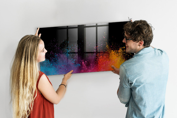 Magnetická psací tabule Barevný plakát na poznámky a fotografie