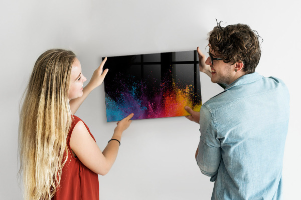 Magnetická psací tabule Barevný plakát na poznámky a fotografie