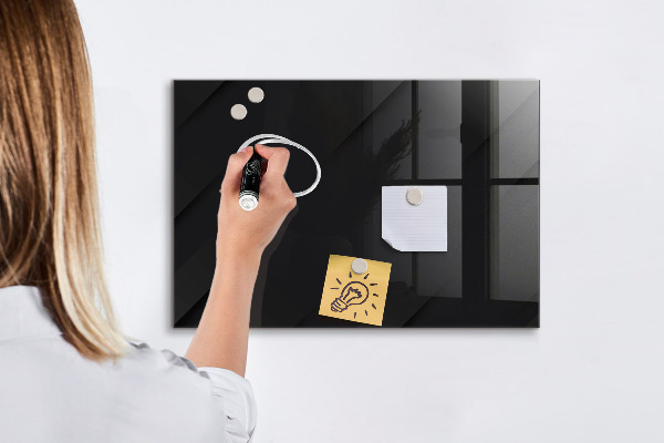 Popisovatelná magnetická tabule Nástěnka s magnety a fotografiemi