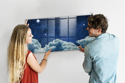 Magnetická psací tabule Nástěnka na poznámky a fotografie