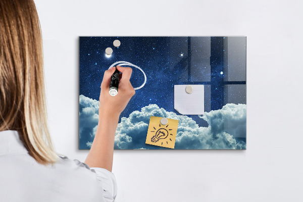 Magnetická psací tabule Nástěnka na poznámky a fotografie