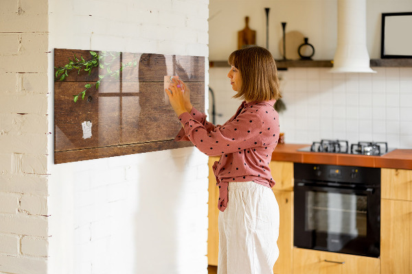 Magnetická psací tabule Stylová deska na poznámky a fotografie