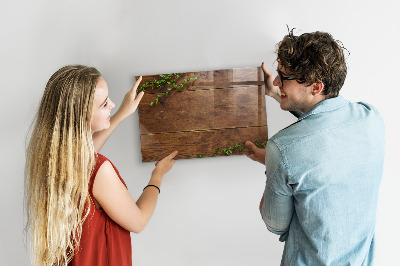 Magnetická psací tabule Stylová deska na poznámky a fotografie