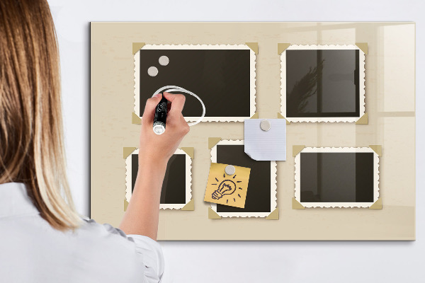 Magnetická psací tabule Kreativní prostor pro rodinné vzpomínky