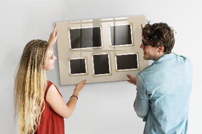 Magnetická psací tabule Kreativní prostor pro rodinné vzpomínky