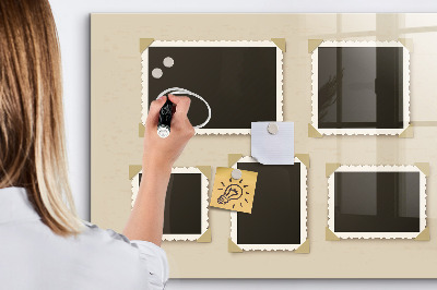 Magnetická psací tabule Kreativní prostor pro rodinné vzpomínky