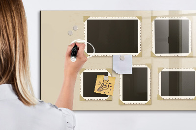 Magnetická psací tabule Kreativní prostor pro rodinné vzpomínky