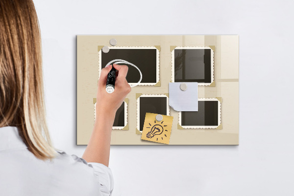 Magnetická psací tabule Kreativní prostor pro rodinné vzpomínky