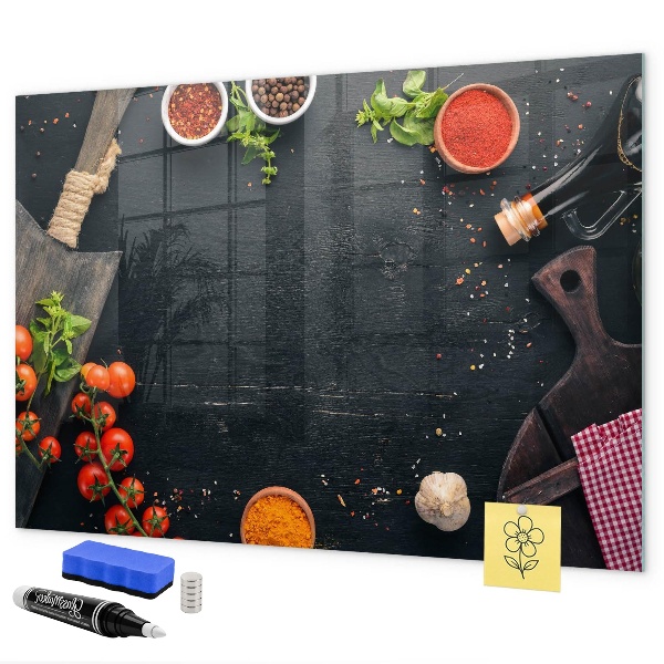 Magnetická psací tabule Kuchyňské inspirace s osobními vzpomínkami